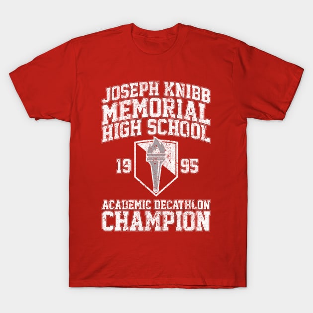 Joseph Knibb Memorial High School Academic Decathlon Champion (Variant) T-Shirt by huckblade